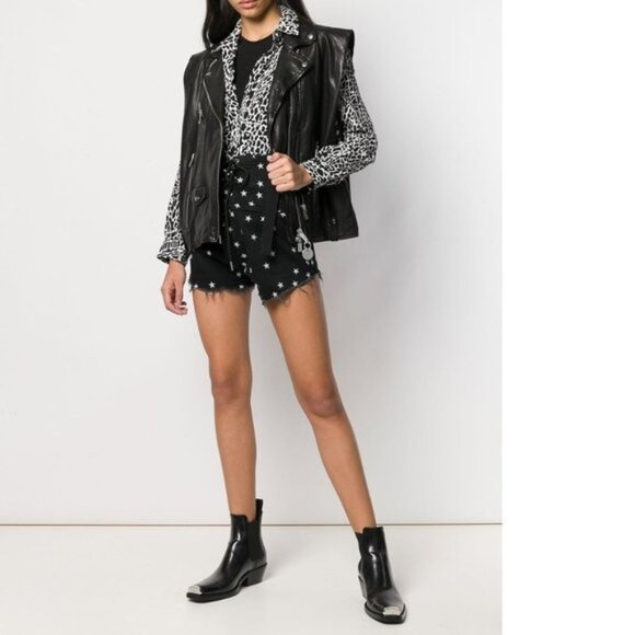 DIESEL DROPPET Sleeveless Leather Jacket - Picture 4 of 11